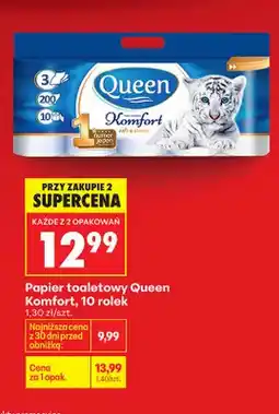 Biedronka Papier toaletowy Komfort, 10 rolek oferta