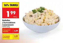 Biedronka Sałatka z kurczakiem i ananasem oferta