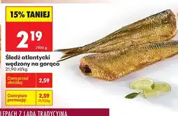 Biedronka Śledź atlantycki wędzony na gorąco oferta