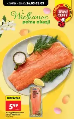 Biedronka Pstrąg filet rodzinna porcja oferta