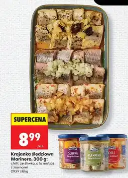 Biedronka Krajanka śledziowa chilli, ze śliwką, a la matjas z ziarnami oferta