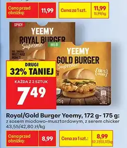 Biedronka Burger Royal Burger Supreme Spicy z sosem miodowo-musztardowym oferta