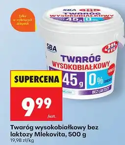Biedronka Twaróg wysokobiałkowy bez laktozy 0% oferta