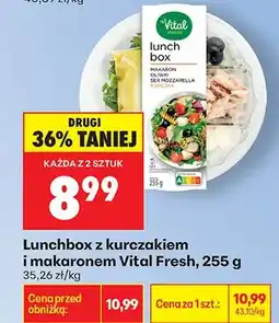 Biedronka Lunchbox z kurczakiem i makaronem oferta