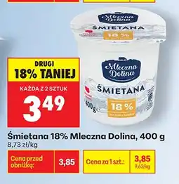 Biedronka Śmietana 18% oferta