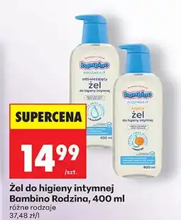 Biedronka Żel do higieny intymnej Rodzina różne rodzaje oferta