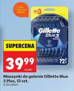 Biedronka Maszynki do golenia Blue 3 Plus oferta