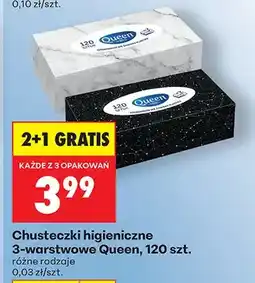 Biedronka Chusteczki higieniczne 3-warstwowe oferta
