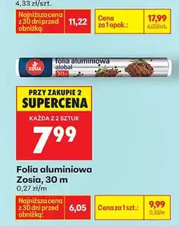 Biedronka Folia aluminiowa oferta