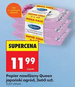 Biedronka Papier nawilżany japoński ogród oferta