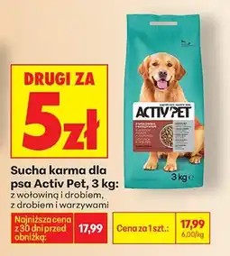 Biedronka Sucha karma dla psa z wołowiną i drobiem oferta