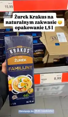 ALDI Zupa żurek familijny oferta