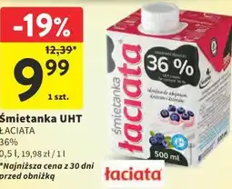 Intermarche Śmietanka UHT ŁACIATA 36% oferta