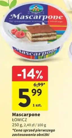 Intermarche Mascarpone ŁOWICZ oferta