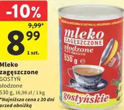 Intermarche Mleko zagęszczone GOSTYŃ słodzone oferta