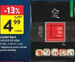 Intermarche Listki Nori HOUSE OF ASIA oferta