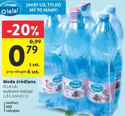 Intermarche Woda źródlana O LA LA! oferta