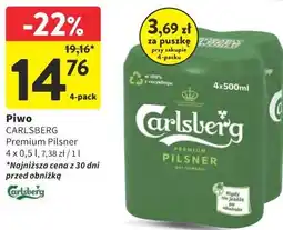 Intermarche Piwo CARLSBERG Premium Pilsner oferta