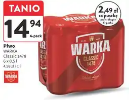 Intermarche Piwo WARKA Classic 1478 oferta