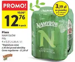 Intermarche Piwo NAMYSŁÓW Pils oferta