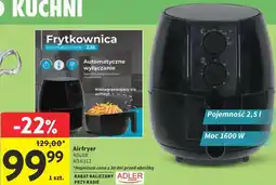 Intermarche Airfryer ADLER AD 6312 oferta