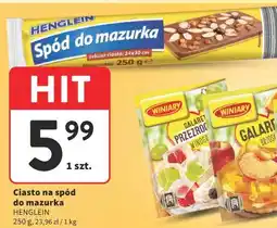 Intermarche Ciasto na spód do mazurka HENGLEIN oferta