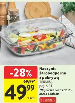 Intermarche Naczynie żaroodporne z pokrywą TERMISIL oferta