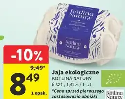 Intermarche Jaja ekologiczne KOTLINA NATURY oferta