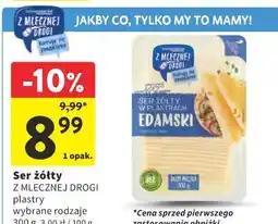 Intermarche Ser żółty Z MLECZNEJ DROGI plastry oferta