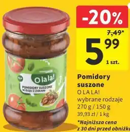 Intermarche Pomidory suszone O LA LA! oferta