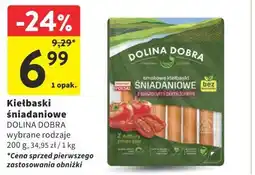 Intermarche Kiełbaski śniadaniowe DOLINA DOBRA oferta
