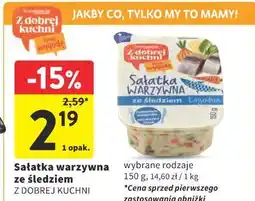 Intermarche Sałatka warzywna ze śledziem Z DOBREJ KUCHNI oferta