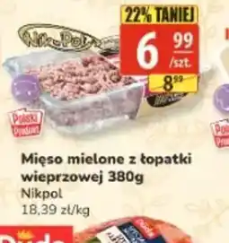 API MARKET Mięso mielone z łopatki wieprzowej Nikpol oferta