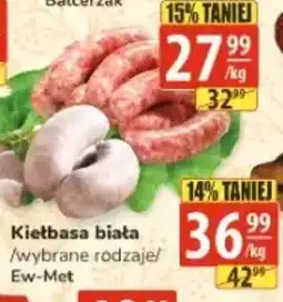 API MARKET Ew-Met Kiełbasa biała oferta