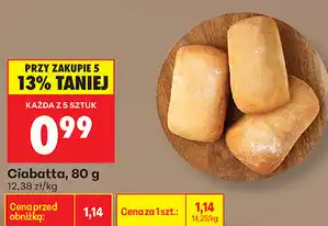 Biedronka Ciabatta oferta