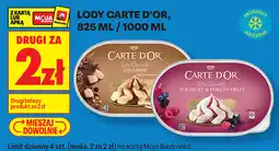 Biedronka Lody Carte D'Or oferta