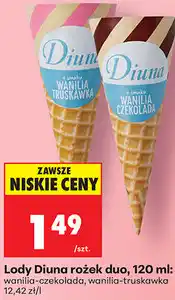Biedronka Lody Diuna rożek duo oferta