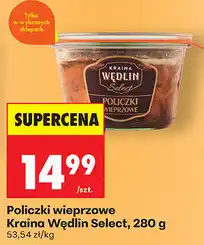 Biedronka Policzki wieprzowe Kraina Wędlin Select oferta