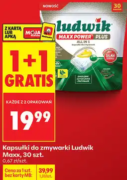 Biedronka Kapsułki do zmywarki Ludwik Maxx, 30 szt oferta