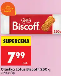 Biedronka Ciastka Lotus Biscoff oferta