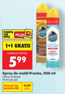 Biedronka Spray do mebli Pronto oferta