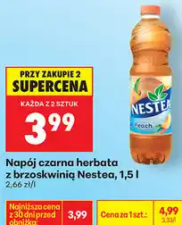 Biedronka Napój czarna herbata z brzoskwinią Nestea oferta