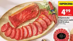 Biedronka Polędwiczka wieprzowa wędzona Gold Krakus oferta