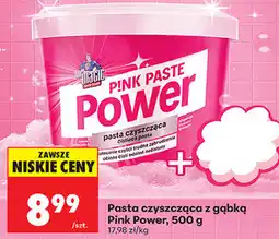 Biedronka Pasta czyszcząca z gąbką Pink Power oferta
