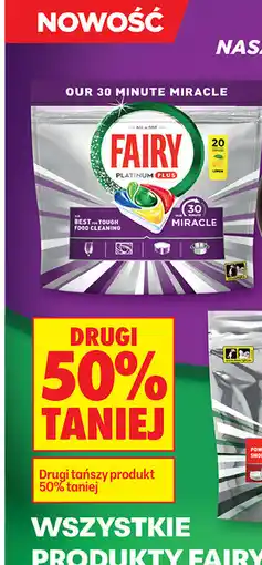 Biedronka Fairy Platinum Plus kapsułki do zmywarki oferta