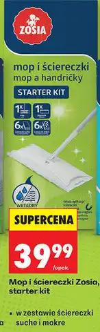 Biedronka Mop i ściereczki Zosia, starter kit oferta