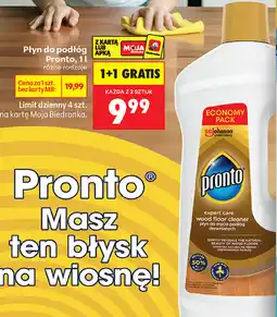 Biedronka Płyn do podłóg Pronto oferta