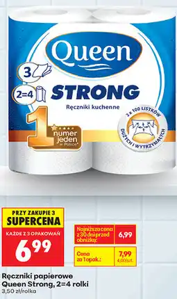 Biedronka Ręczniki papierowe Queen Strong, 2=4 rolki oferta