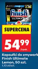 Biedronka Kapsułki do zmywarki Finish Ultimate Lemon, 50 szt oferta