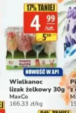 API MARKET Wielkanoc lizak żelkowy MaxCo oferta